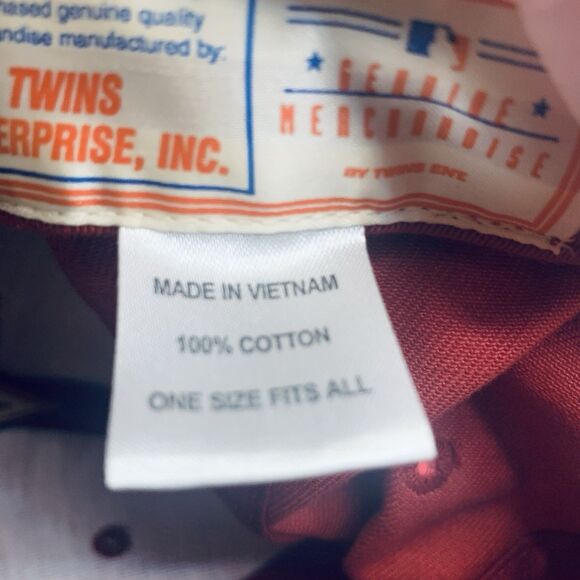 Vintage Houston Astros Twin Enterprise MLB Red Strapback Hat - Picture 9 of 10